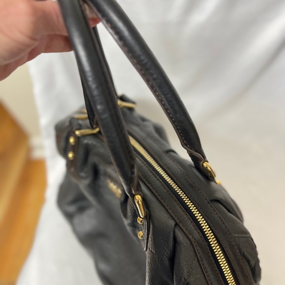 MCM Black Leather Women's Bag, EUC, COA, so soft, 13x9x4”, great interior - Picture 6 of 14